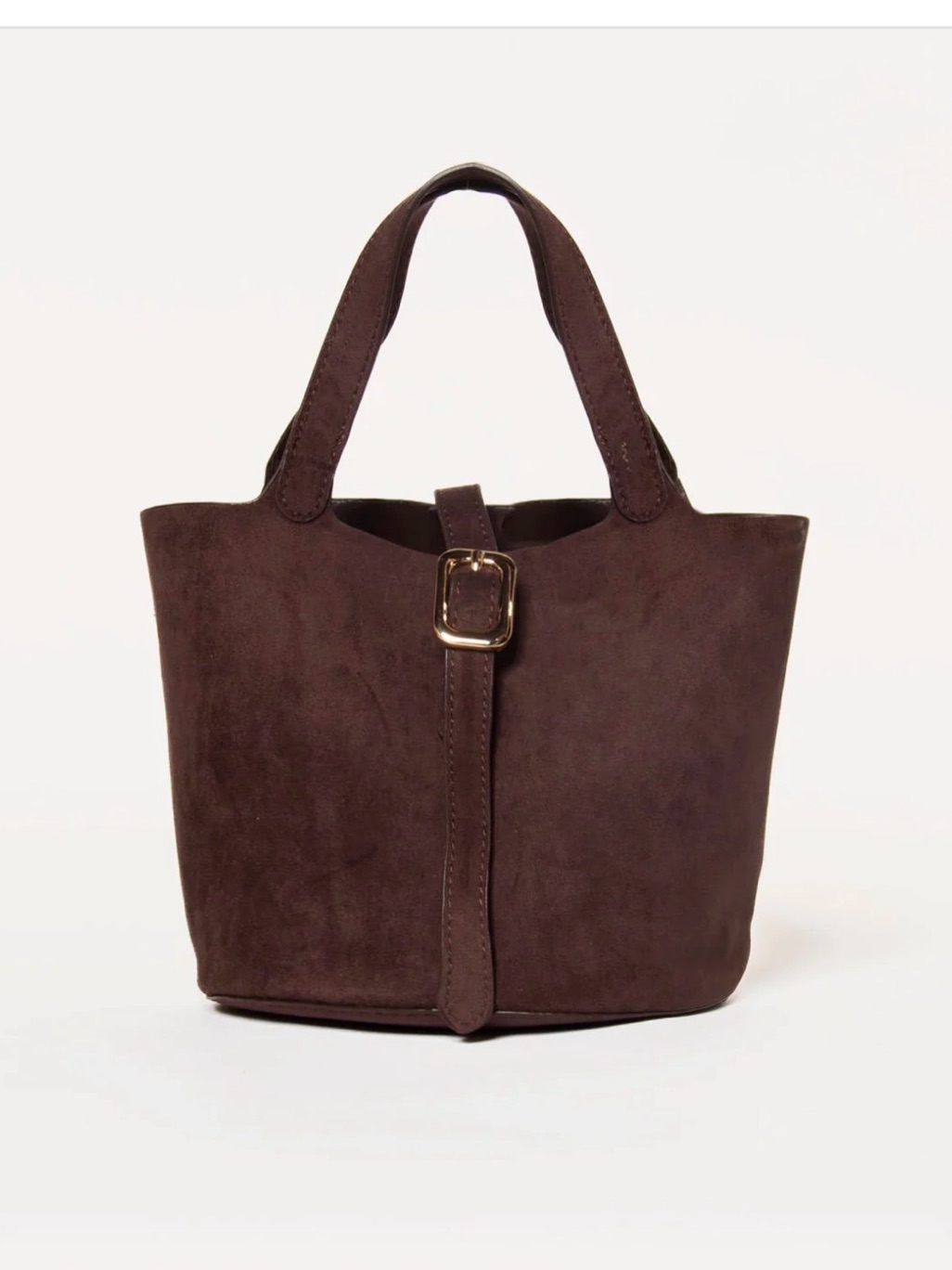 Remi & Reid Faux Suede Mini Bucket Bag